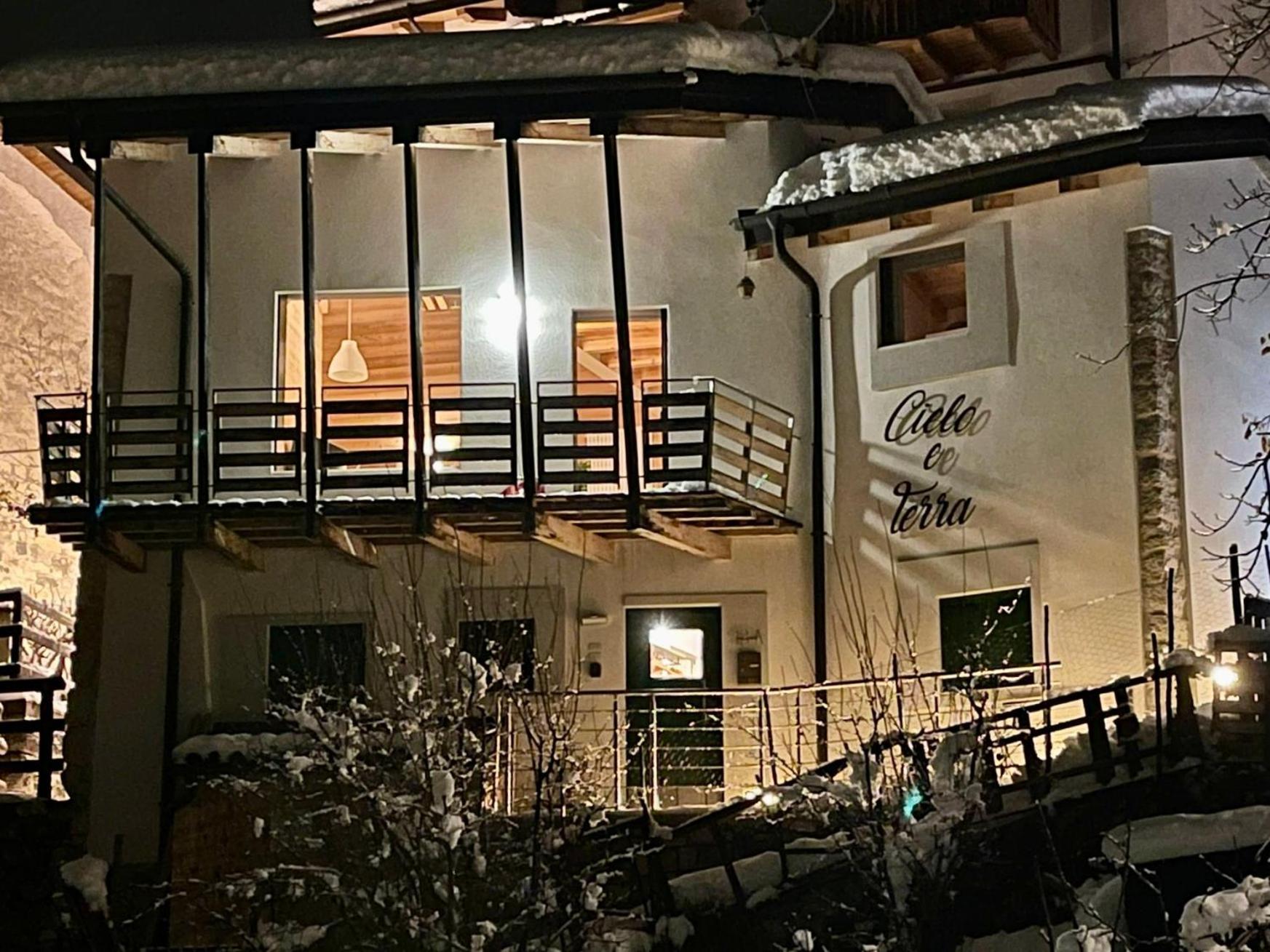 Cielo E Terra Chalet Zencheri Con Vista Panoramica Piazza  エクステリア 写真