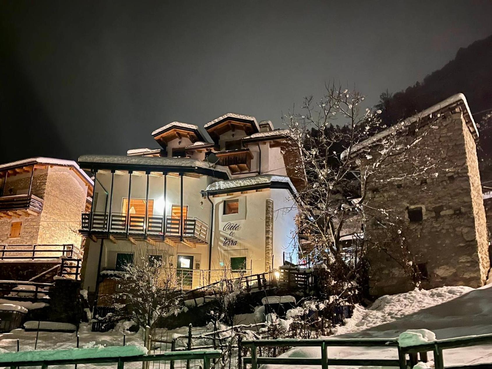Cielo E Terra Chalet Zencheri Con Vista Panoramica Piazza  エクステリア 写真